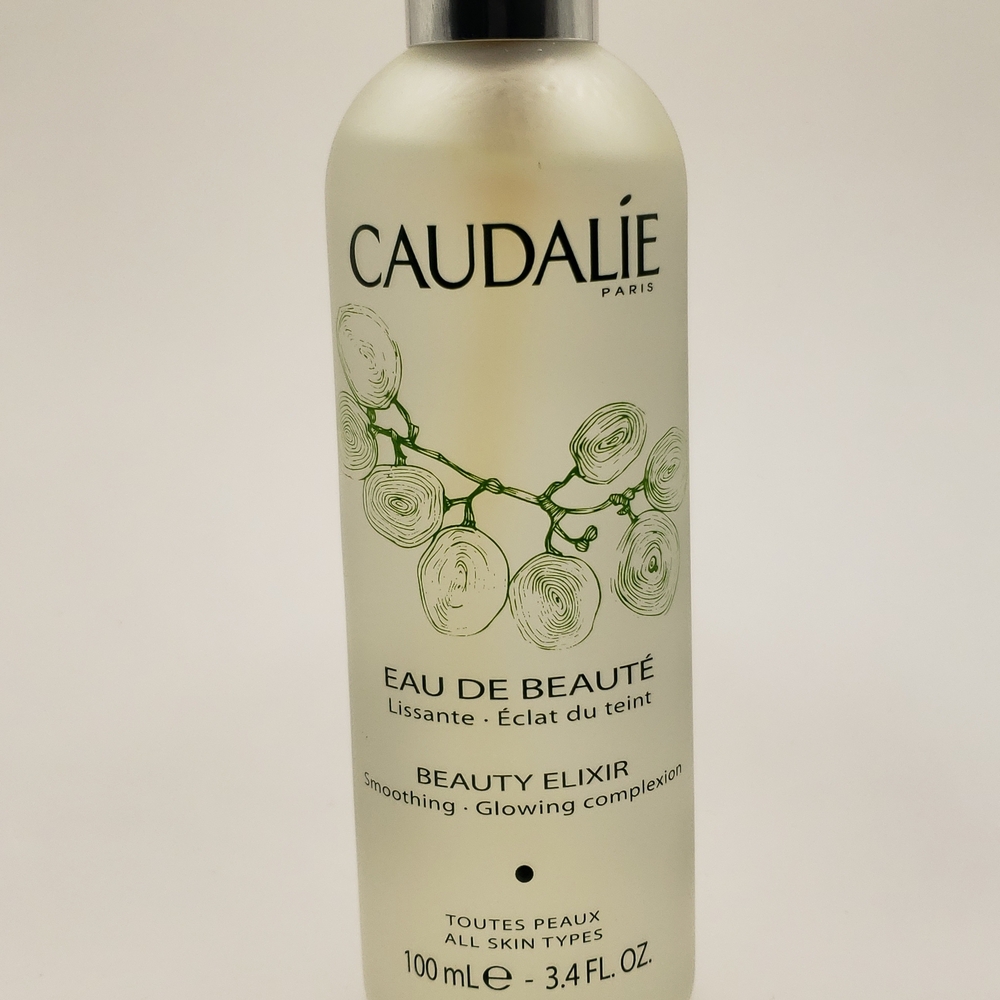 Caudalie Beauty Elixir Primer - Green & Silver Bottle 100ml NEW